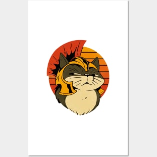 Roman cat Posters and Art